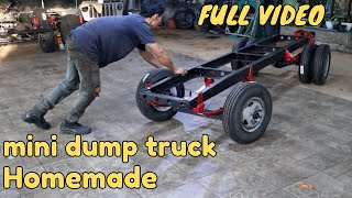 ORANG INI MEMBUAT MINI DUMP TRUCK HOMEMADE PROSES DARI NOL SAMPAI JADI [upl. by Arhsub]