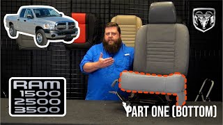 2006  2009 Dodge RAM Seat Cover Replacement Part 1 Bottom [upl. by Restivo387]