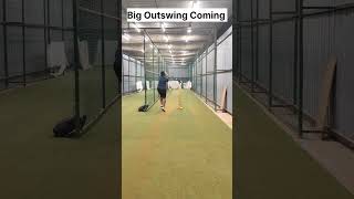 How To Ball Outswing  leatherballcricket cricketseasonfastbowling [upl. by Elok]