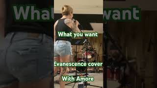 Evanescence cover what you what you want drumcover cover drums [upl. by Einnek]