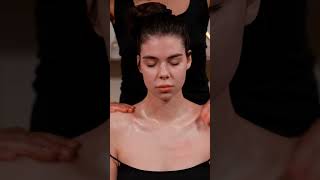 ASMR relaxing neck line and facial massage for Lisa asmrmassage [upl. by Nylidnam728]