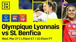 Lyon vs Benfica  UEFA Womens Champions League 202324 Quarterfinal Second Leg Full Match [upl. by Eetnahs982]