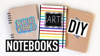 DIY Back to School Facile  CUSTOMISER SES CAHIERS  NOTEBOOKS français [upl. by Aiekram]