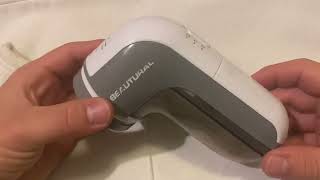 DEMO of BEAUTURAL Fabric Shaver and Lint Remover [upl. by Sudderth352]