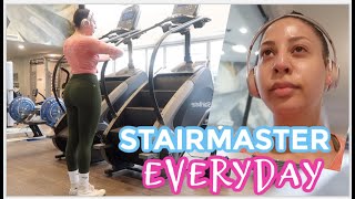 Doing The Stairmaster EVERYDAY  Weight Loss Vlog [upl. by Assiruam931]