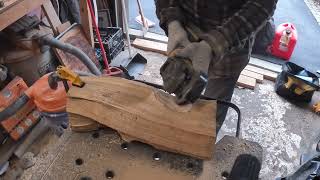 Angle Grinder Wood Carving Attachment  USE AT YOUR OWN RISK [upl. by Eugene216]