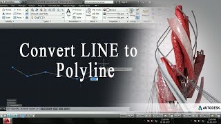 How to Convert LINE to Polyline in AutoCAD [upl. by Elon]