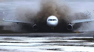 Plane Veers Off The Runway [upl. by Isdnil118]