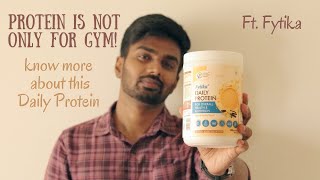 Best Daily Protein Supplement  Fytika Daily Protein Powder  Review  Vaishnav Vinod [upl. by Gunner726]