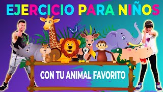 14 Ejercicios FACILES para NIÑOS 😱🏋 Easy Kids Workout 😎 Animal Fitness [upl. by Sinegold322]