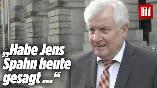 Horst Seehofer über ImpfChaos Corona und Jens Spahn [upl. by Ahsinom]