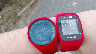 Polar M200 vs M400  actual pace test [upl. by Sudhir885]