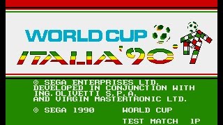 Mega Drive Longplay 436 World Cup Italia 90 [upl. by Brendan686]