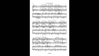 Mi scappa la pipì papà  Easy for four piano hands sheetmusic forfourhands piano [upl. by Eiramanit468]