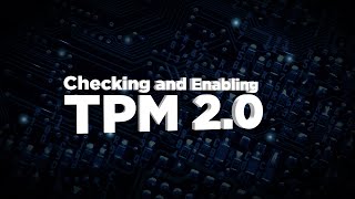 Checking and Enabling TPM 20  Lenovo PC [upl. by Heidi790]