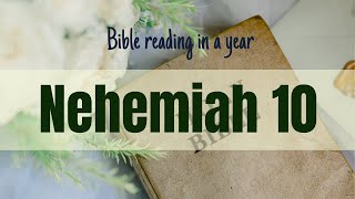 Nehemiah 10 bible nehemiah kingjamesversion [upl. by Kelson]