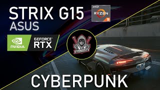 Asus Strix G15 2K165hz G513QM  RTX 3060 115W  Ryzen 5900HX  Cyberpunk 2077 2K amp FHD  Gameplay [upl. by Rehpotirhc]