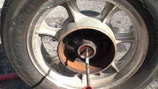 How to balance your motorcycle wheel [upl. by Gersham861]