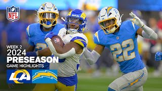 Los Angeles Rams vs Los Angeles Chargers  2024 Preseason Week 2 Game Highlights [upl. by Noillid]