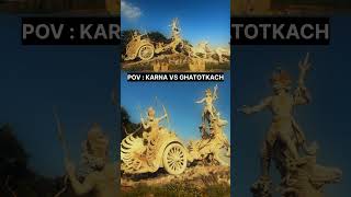 karna kills ghatotkacha mahabharat suryaputrakarn kurukshetra hindu yudh hindutva viralshorts [upl. by Cleaves]