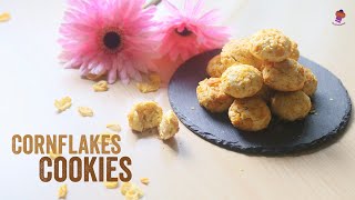 Cornflakes Cookies  How to Make Cornflakes Cookies  Cookies Recipe Cookomania [upl. by Haelhsa]