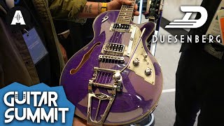 Duesenberg Guitars at Guitar Summit 2024 [upl. by Rapsag461]