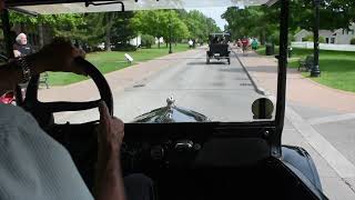 Taking a ride in a Ford model T around Greenfield village [upl. by Eilyak]