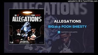 BIG30  Allegations feat Pooh Shiesty Instrumental [upl. by Llerref]