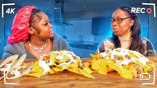 MESSY TRASH NACHOS MUKBANG [upl. by Malissa]