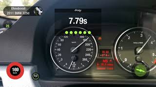 BMW 330d Stage 1 328PS 100200kmh E90 [upl. by Qahsi]