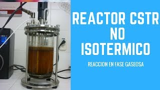 Cómo diseñar un reactor CSTR no isotérmico para una reacción en fase gaseosa [upl. by Aihsa698]