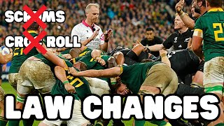 Less scrums World Rugby LAW CHANGES [upl. by Rehtse489]