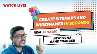 LIVE Create Sitemaps amp Wireframes in seconds  UI designs with AI  Real magic [upl. by Aislehc]