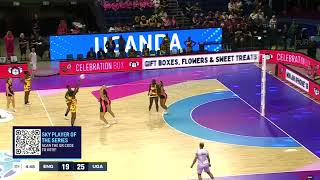 England v Uganda Match Highlights Fast5 World Netball Series [upl. by Archaimbaud]