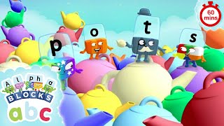 60 Minutes of Spelling  Phonics for Kids  Learn To Spell  Alphablocks [upl. by Ten17]