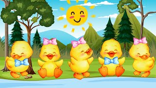 Five Little Ducks And More Fun Nursery Rhymes For Kids [upl. by Eedna]