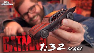 The new diecast BATMOBILE is here The Batman 2022 Jada Hollywood Rides 132 Scale Unboxing [upl. by Neleb]