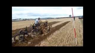 Two Old Fordsons Ploughing [upl. by Nafri979]