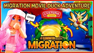 NEW MIGRATION MOVIE DUCK ADVENTURE SPONSERED UPDATE In Livetopia Roblox [upl. by Ebbarta]