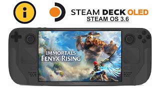 Immortals Fenyx Rising on Steam Deck OLED with Steam OS 36 [upl. by Nikki634]