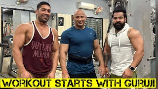 Chest Back Shoulder Workout Full Body Workout With Guru ji🙏🏼 [upl. by Strickland]