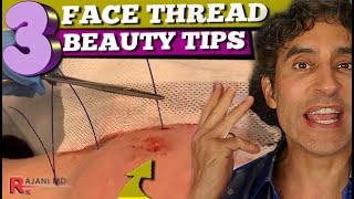 BEAUTY THREADS  3 Thread Lift Tips [upl. by Mariel]