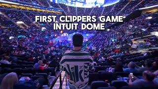 First Clippers Game at Intuit Dome [upl. by Tiram327]