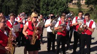 Fanfare de Fouday lors du mariage de Gaëlle et Fed [upl. by Iddet120]