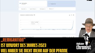 „Remigration“ ist Unwort des Jahres 2023  Viel haben sie nicht mehr auf der Pfanne [upl. by Gearhart895]