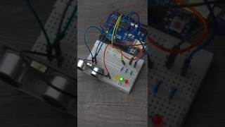 ultrasonic sensor distance system arduino arduinoproject ultrasonic sensor [upl. by Heller481]