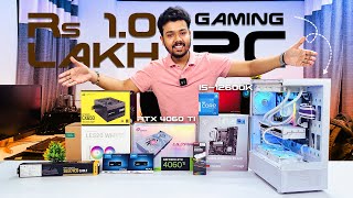 WHITE Rs 1 Lakh Gaming amp Editing PC Build 2024  Intel i512600K amp RTX 4060 Ti 🔥 [upl. by Haianeb]