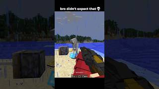 Minecraft Bro didnt expect that 💀 shorts minecraft minecraftmemes [upl. by Aidnyl]