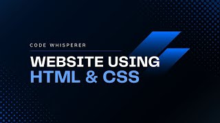 How to create a website using HTML and CSS  HTML CSS website design Project Part 5 htmlcsswebsite [upl. by Mezoff]