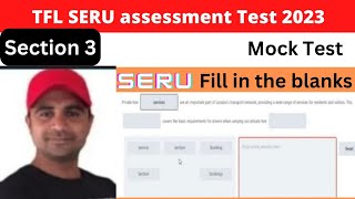 SERU assessment TFL  Section 3 Fill in the Blanks  SERU TFL Mock Test TFL SERU test  seru mock [upl. by Norved545]